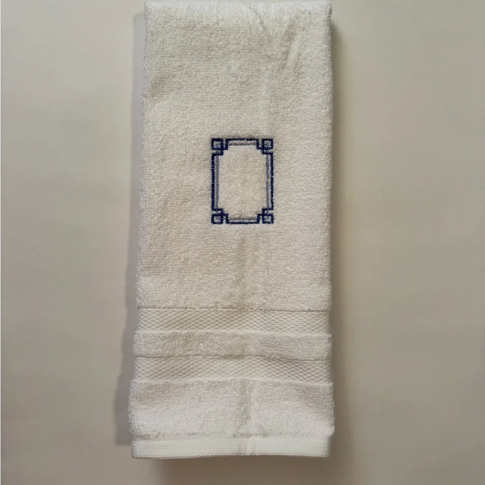 Mahjong Soap White Bath Hand Towel Mahj Decor Hostess Gift NEW Made to order